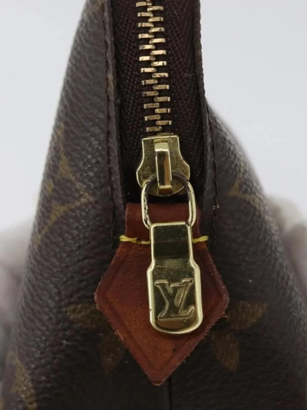 LOUIS VUITTON Monogram Pochette Cosmetic PM Pouch M43998 LV Auth 172491